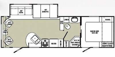 2010 R-Vision Trail-Lite TL29RL floorplan