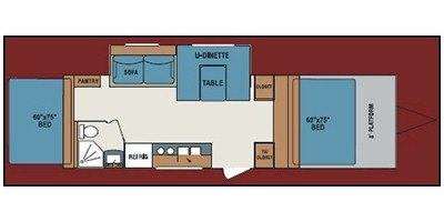 2010 KZ Coyote Rock Climber CRC222 floorplan