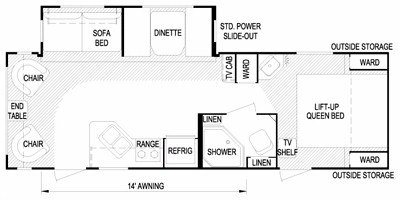 2010 Skyline Mountain View Limited 2650 floorplan