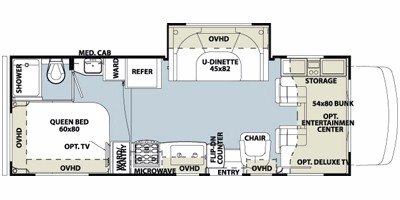 2010 Forest River Forester 2451S floorplan