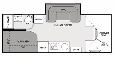 2010 Four Winds Four Winds 23S floorplan