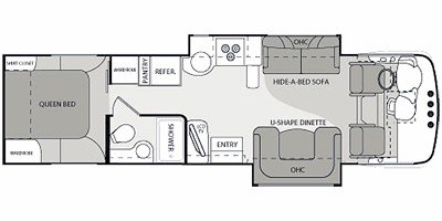 2010 Four Winds Serrano 31V floorplan