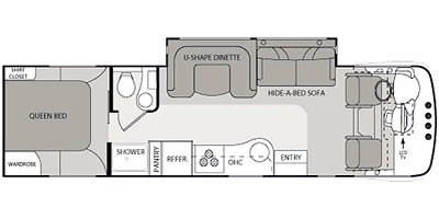 2010 Four Winds Serrano 31Z floorplan