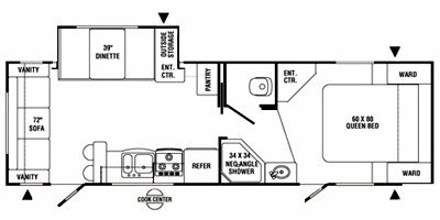 2010 R-Vision Max-Lite ML-29RL floorplan