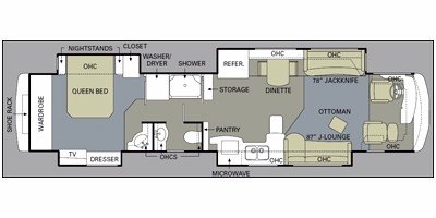 2010 Monaco Signature Commander IV floorplan