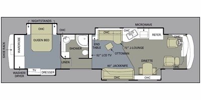 2010 Monaco Signature Buckingham IV floorplan