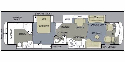 2010 Monaco Signature Cambridge IV floorplan