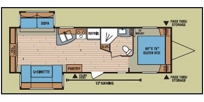 2010 KZ Spree 310RLS floorplan