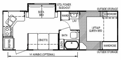 2010 Skyline Layton Aluma-Bond 2640B floorplan