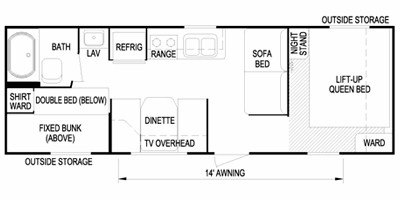 2010 Skyline Aljo Limited 247 floorplan