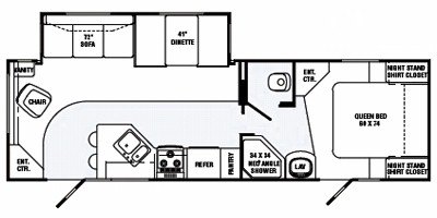 2010 R-Vision Trail-Bay TB27RL floorplan