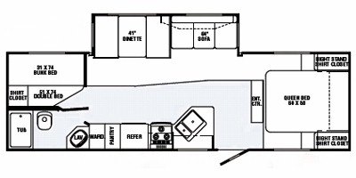 2010 R-Vision Trail-Bay TB29BH floorplan