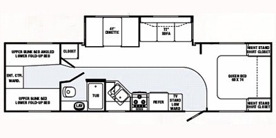 2010 R-Vision Trail-Bay TB32BHS floorplan