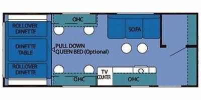 2010 Forest River True North Ice Lodge T8X20SV floorplan