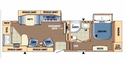 2010 Starcraft Lexion® 316RKSA floorplan