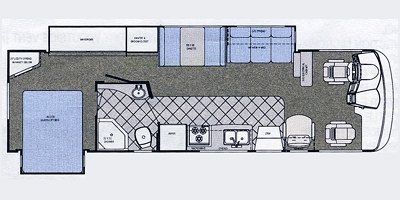 2010 Gulf Stream Crescendo 324 FRED floorplan