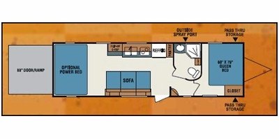 2010 KZ MXT 267 floorplan