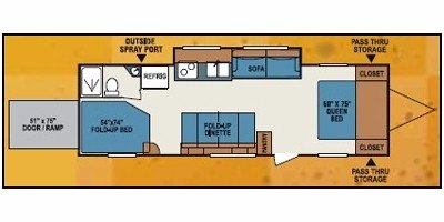 2010 KZ MXT 264 floorplan