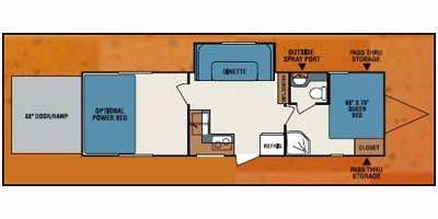 2010 KZ MXT 300 floorplan