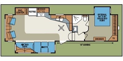 2010 KZ Durango D325SB floorplan