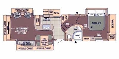 2010 Starcraft Emblem 375LKQS floorplan