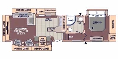 2010 Starcraft Emblem 354RTSA floorplan