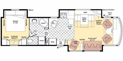 2010 Winnebago Adventurer 38N floorplan