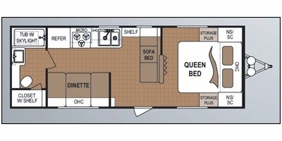 2010 Dutchmen Dutchmen Sport 25F floorplan