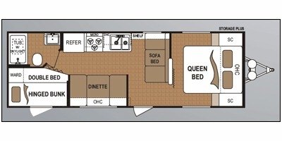 2010 Dutchmen Dutchmen Sport 27B floorplan