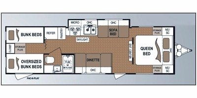 2010 Dutchmen Dutchmen Lite 29Q-GS floorplan