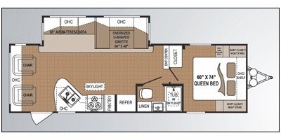 2010 Dutchmen Dutchmen Classic 27RL floorplan