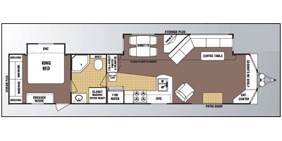 2010 Dutchmen Dutchmen Park Model 40FLP floorplan