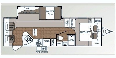 2010 Dutchmen Colorado 27RL floorplan