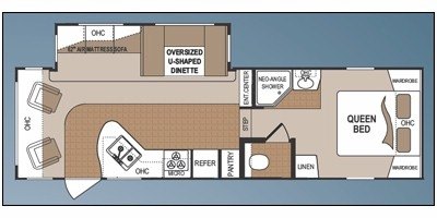 2010 Dutchmen Denali 259REX-FW floorplan