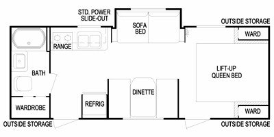 2010 Skyline Weekender Lite 257 floorplan