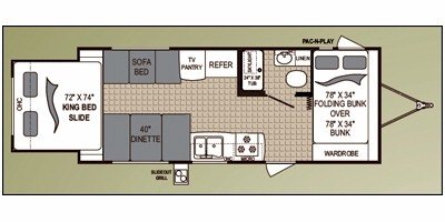 2010 Dutchmen Aerolite 21KS floorplan