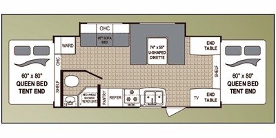 2010 Dutchmen Aerolite 241 floorplan