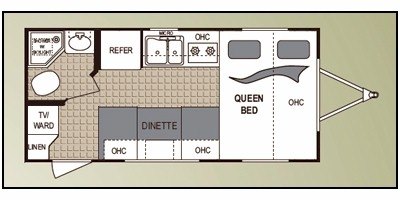 2010 Dutchmen Aerolite 718QB floorplan