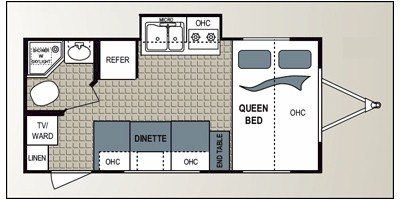 2010 Dutchmen Kodiak 187QB-SL floorplan