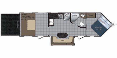 2010 Keystone Raptor 30FS floorplan