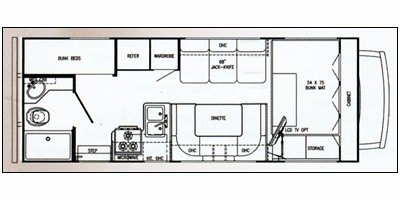 2010 Gulf Stream Conquest C 6256 floorplan