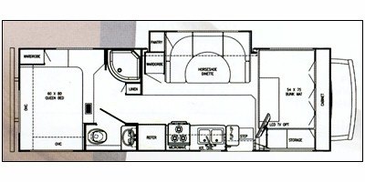 2010 Gulf Stream Conquest C 6268 floorplan