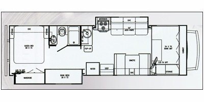 2010 Gulf Stream Conquest C 63111 floorplan