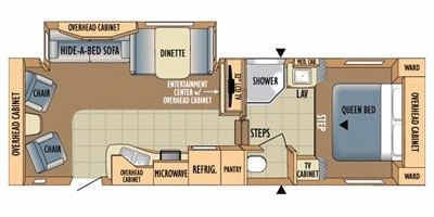 2010 Starcraft Homestead® 295RL floorplan