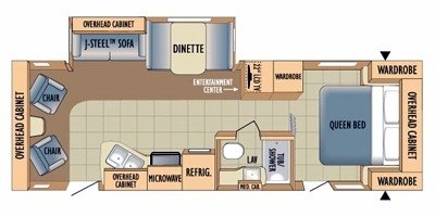 2010 Starcraft Homestead® 294RL floorplan