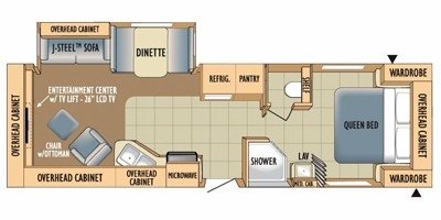 2010 Starcraft Homestead® 314RE floorplan