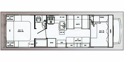 2010 Gulf Stream Conquest C 6280 floorplan