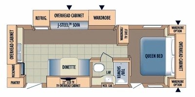 2010 Starcraft Autumn Ridge SE 264RKS floorplan