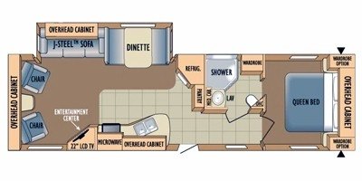 2010 Starcraft Autumn Ridge SE 325RLSA floorplan