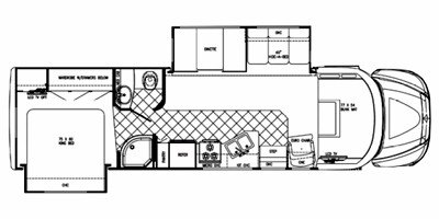 2010 Gulf Stream Super Nova 6331 floorplan